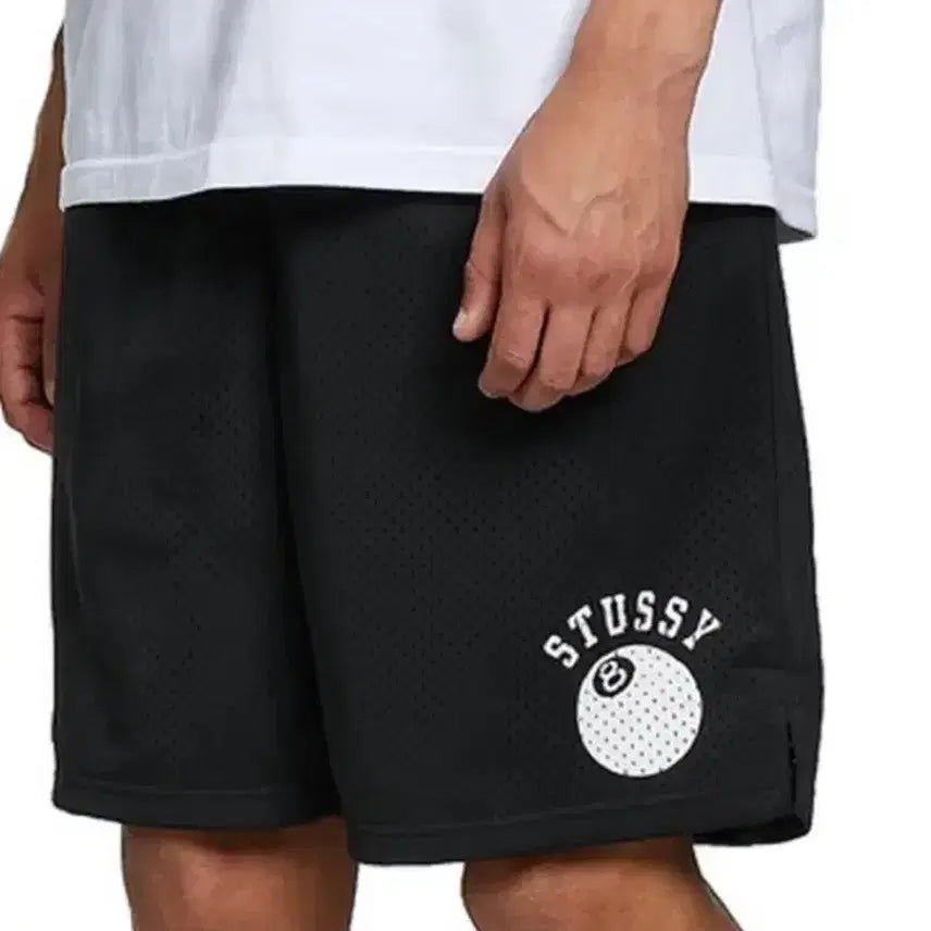 [BUNJANG] Stussy 8 Ball Mesh Shorts Black M / 스투시 8볼 메쉬 반바지 블랙 m32