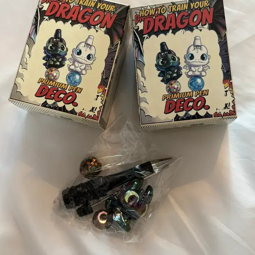 [BUNJANG] How to Train Your Dragon Deco Pen Set / 드래곤 길들이기 데코 펜 펜꾸