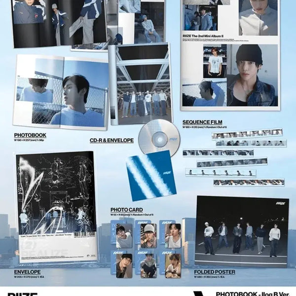 [BUNJANG] RIIZE The 2nd Mini Album II Eunseok Full Set / 라이즈 II (2집 미니앨범) 은석 풀셋