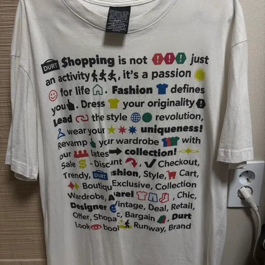 [BUNJANG] Dirt Short Sleeve T-Shirt White L / 더트 반팔 화이트L
