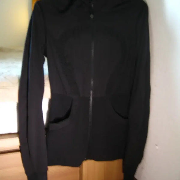 [BUNJANG] Lululemon Black Reversible Hooded Zip-Up / 룰루레몬 블랙 리버시블 양면 후드집업
