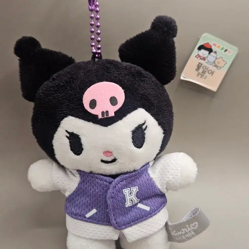 [BUNJANG] Sanrio Kuromi Campus Keyring / 쿠로미 캠퍼스 키링. 새상품. 산리오