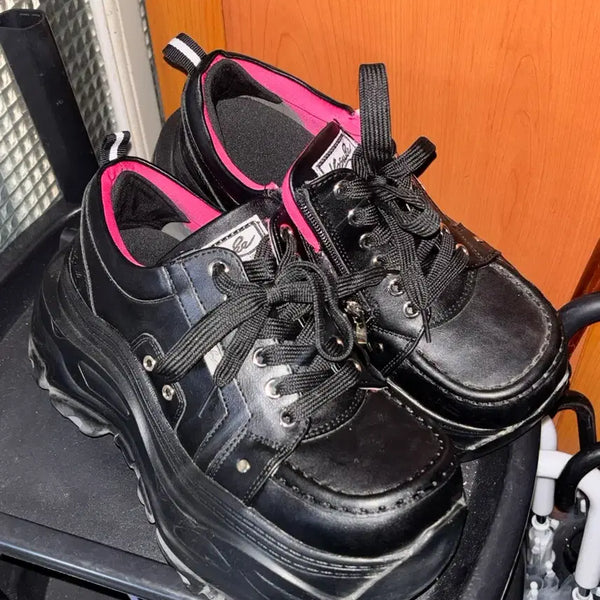 [BUNJANG] Yosuke Platform Shoes / 판매 완료 문의 X Yosuke 요스케 통굽 구두 스니커즈 플랫폼 데모니아 중성계 서브컬쳐 지뢰계 고스펑크