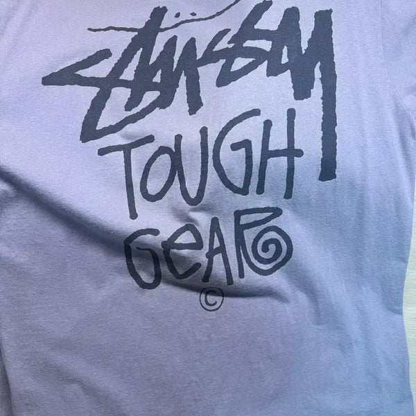 [BUNJANG] Stüssy Short Sleeve T-Shirt Light Purple / 스투시 반팔티 연보라