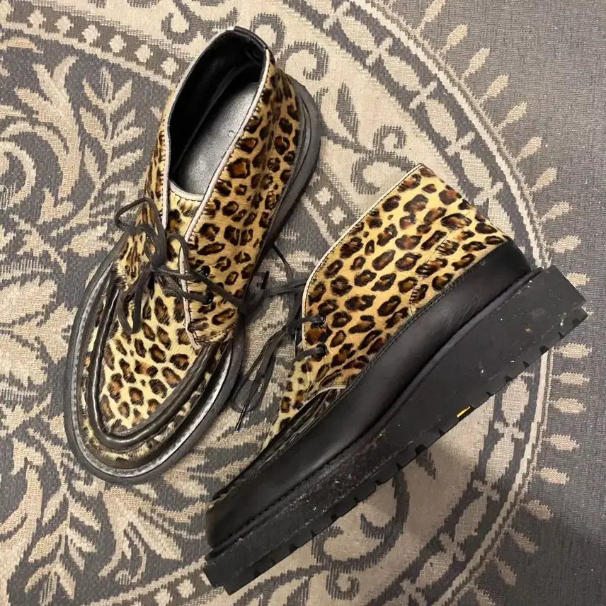 [BUNJANG] Sacai Leopard Chukka Boots / 사카이 레오파드 처카 부츠
