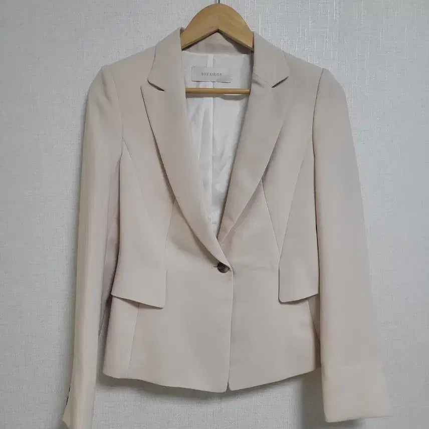 [BUNJANG] She's Miss Beige Jacket (Size 55) / 쉬즈미스 자켓