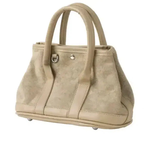 [BUNJANG] Suede Shoulder Bag Beige / 에이블리 지그재그 가방 새상품 판매