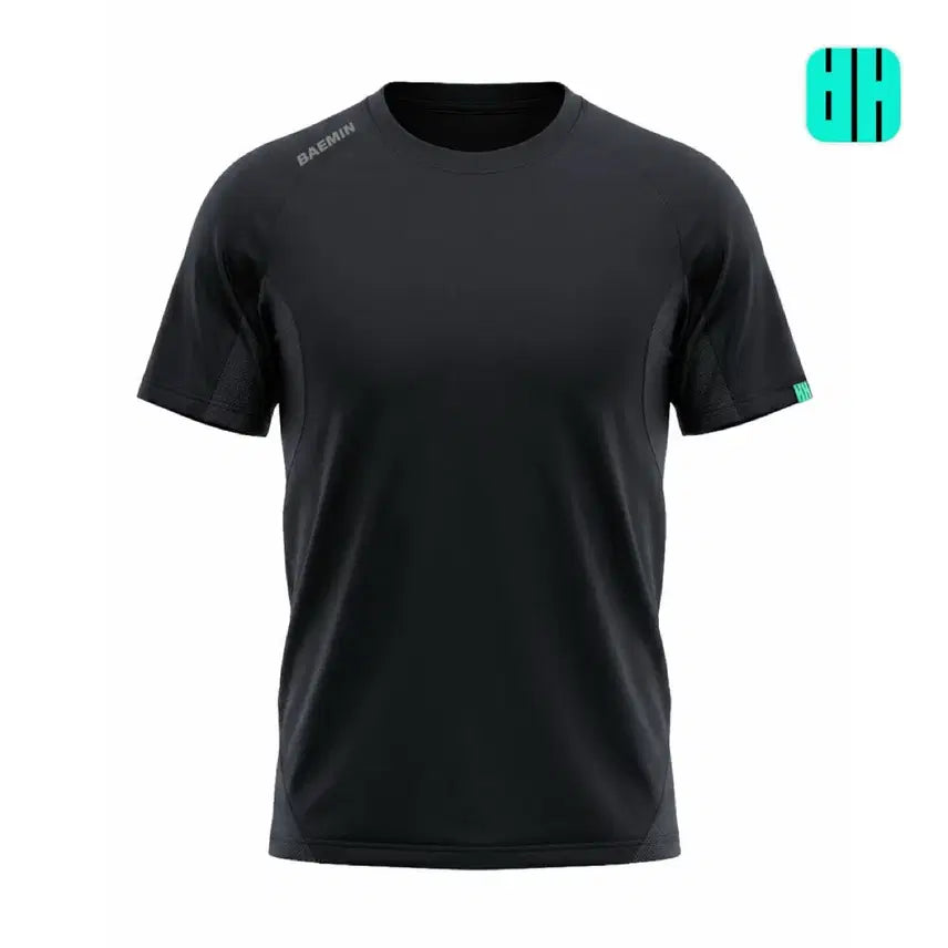 [BUNJANG] Baemin Air T-Shirt (Black) Functional Short Sleeve Summer Cooling Workwear L Size / 배민티셔츠 에어(블랙) - 기능성반팔티 여름쿨링티 작업용반팔 L사이즈 새 상품