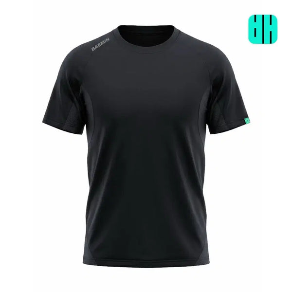 [BUNJANG] Baemin Air T-Shirt (Black) Functional Short Sleeve Summer Cooling Workwear L Size / 배민티셔츠 에어(블랙) - 기능성반팔티 여름쿨링티 작업용반팔 L사이즈 새 상품