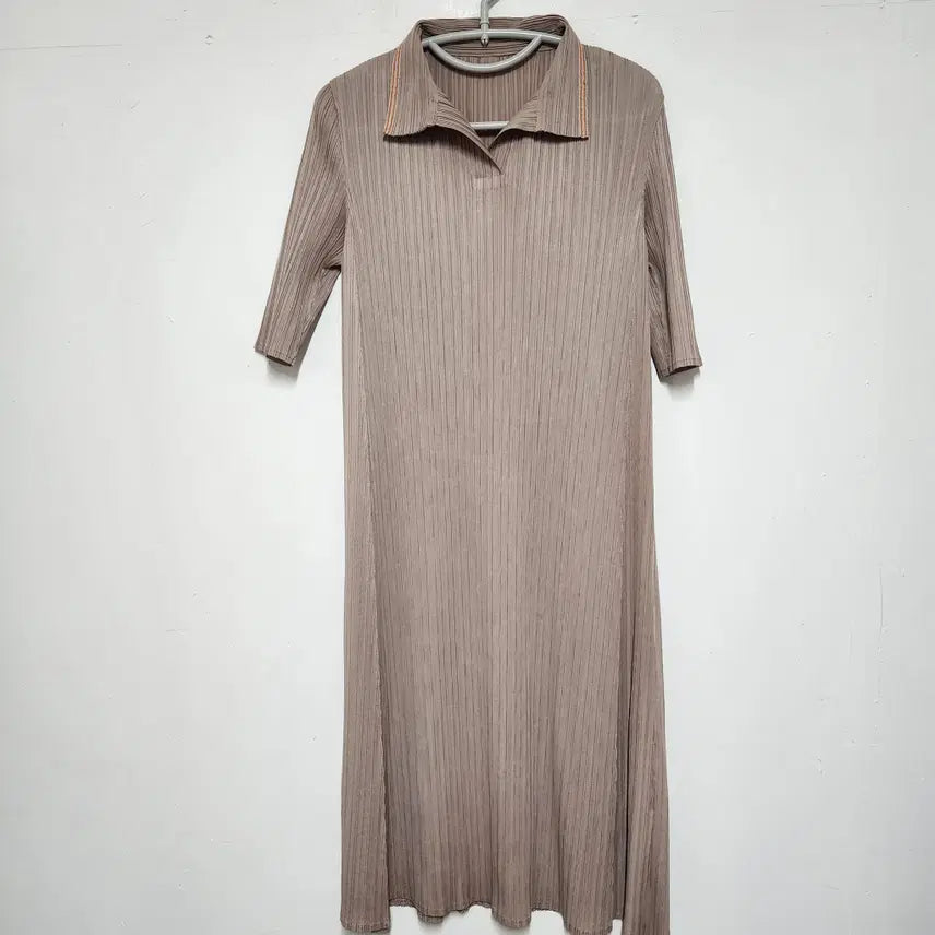 [BUNJANG] Authentic Pleats Mi Long Dress / 정품 플리츠미 롱 원피스