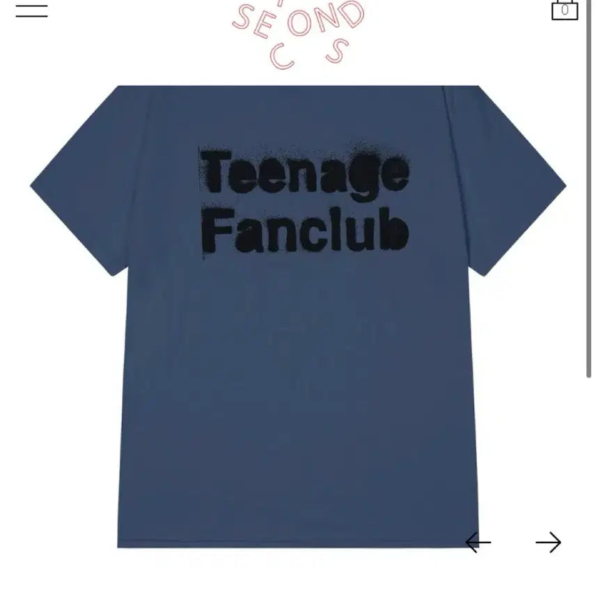 [BUNJANG] Sloppy Seconds Teenage Fanclub T-shirt M / 슬로피세컨즈 틴에이지팬클럽 티셔츠 M