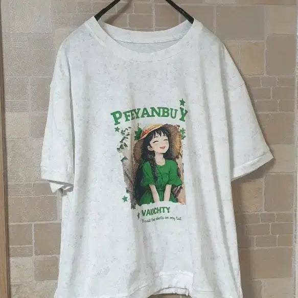 [BUNJANG] Women's Printed T-Shirt / 여성 프린팅티(새옷)