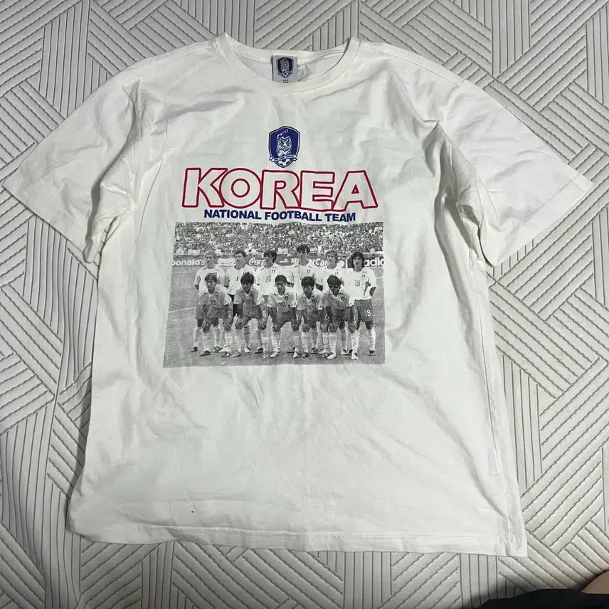[BUNJANG] KFA 2002 World Cup Printing Short Sleeve Jersey / KFA 2002월드컵 프린팅 반팔 105 축구 국대 유니폼 빈티지