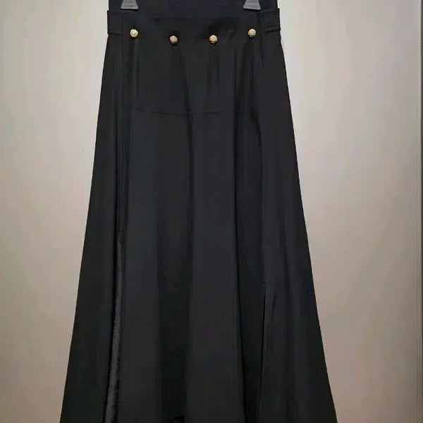 [BUNJANG] Ozsececon 2023 Black Long Skirt / 2023 한섬 오즈세컨 롱 스커트