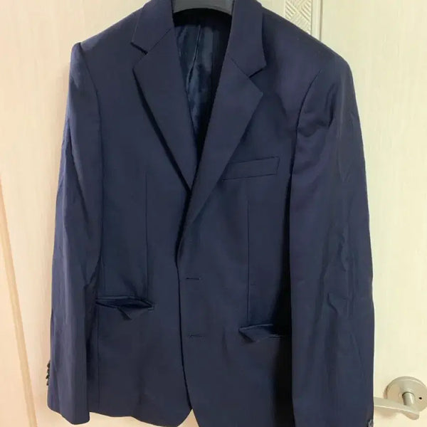 [BUNJANG] Solid Homme Navy Suit Set Top / 솔리드옴므 네이버 정장 셋업