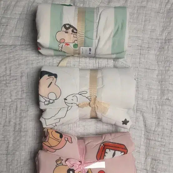 [BUNJANG] Crayon Shin-chan Cooling Blanket Set / 짱구는못말려 냉감이불 3종