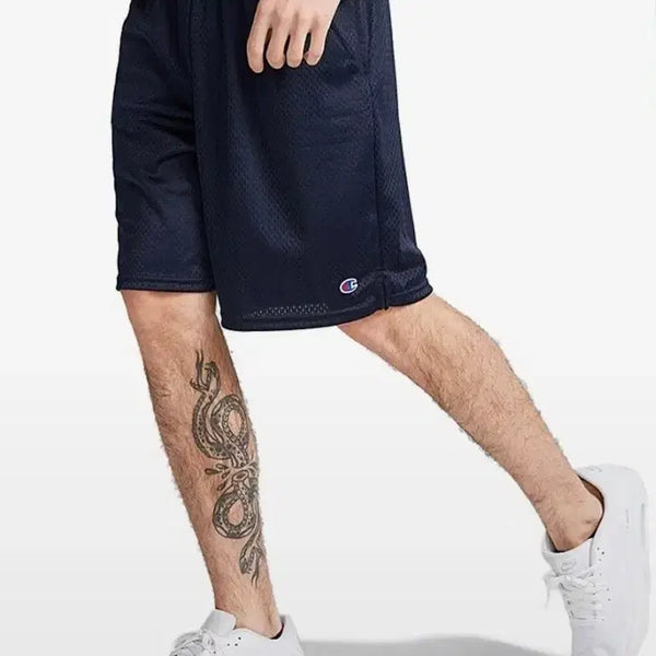 [BUNJANG] Champion Black Mesh Shorts / 챔피온 매쉬 반바지