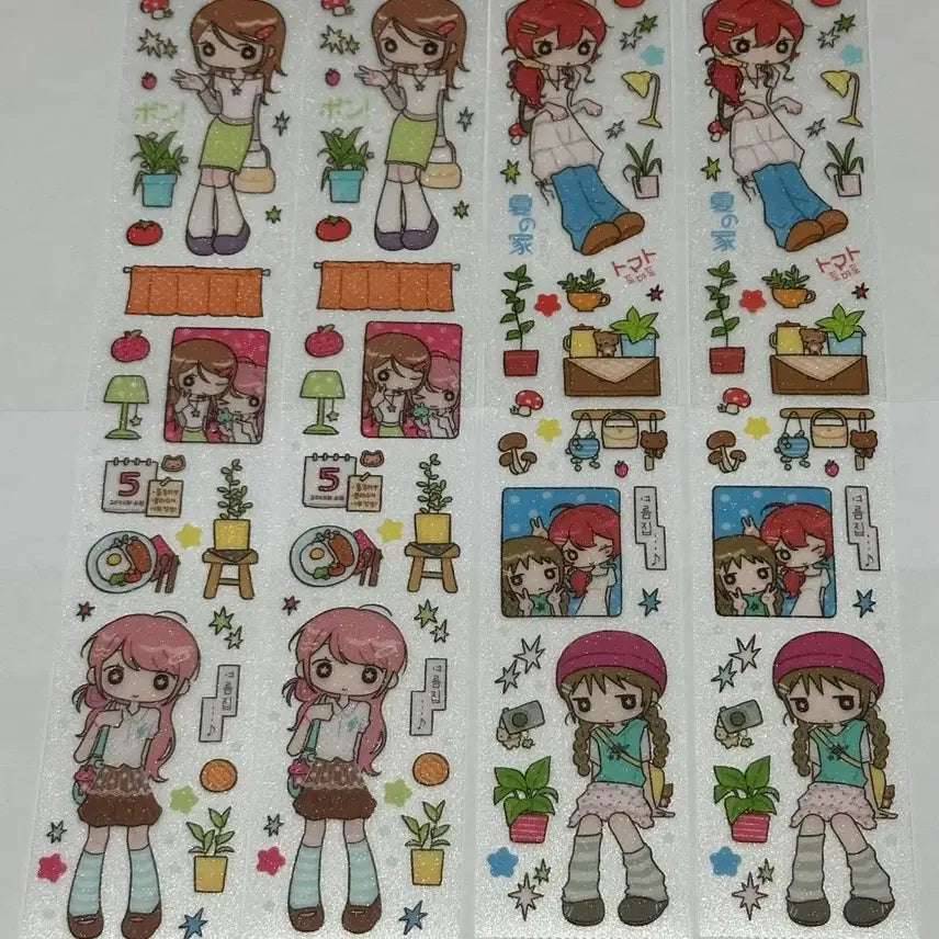 [BUNJANG] Moody Club Kiss Cut Sticker Set / [마테띵] 무디클럽 키스컷 2종 띵