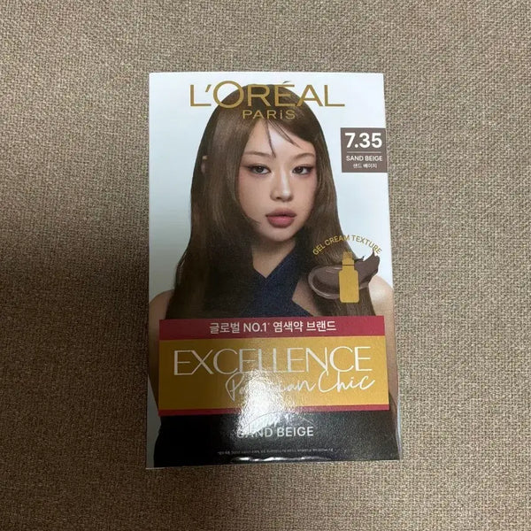 [BUNJANG] L'Oréal Paris Excellence Hair Dye 7.35 Sand Beige / 로레알파리 엑셀랑스 7.35 샌드베이지 염색약