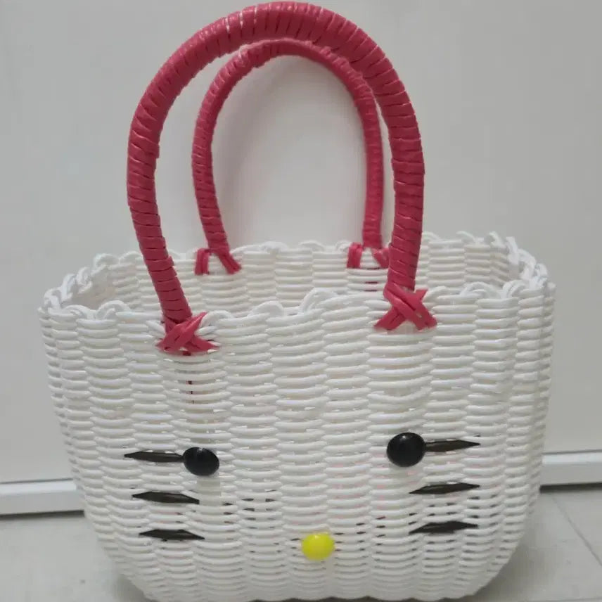 [BUNJANG] Kitty Rattan Bag / 키티 라탄백