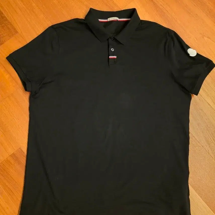 [BUNJANG] Moncler 22ss Black PK Polo T-Shirt (XL, Genuine) / 몽클레어 22ss PK 반팔 카라티 블랙 2XL 백화점정품