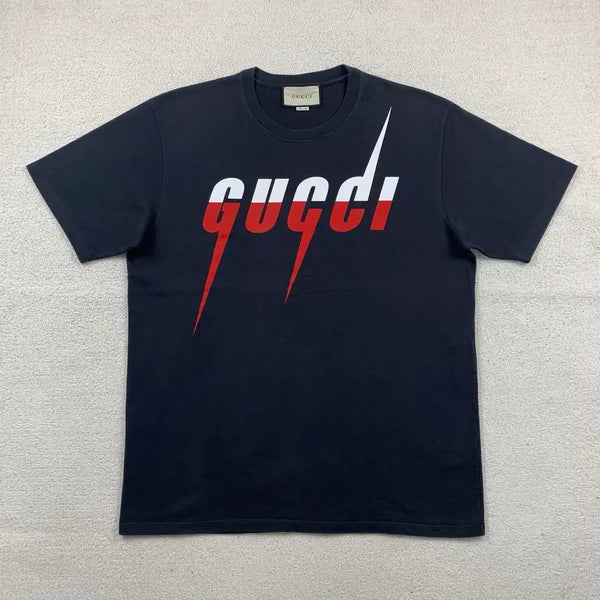 [BUNJANG] Gucci Blade Logo Print T-Shirt Black XL / 구찌 블레이드 로고 프린트 티셔츠 블랙
