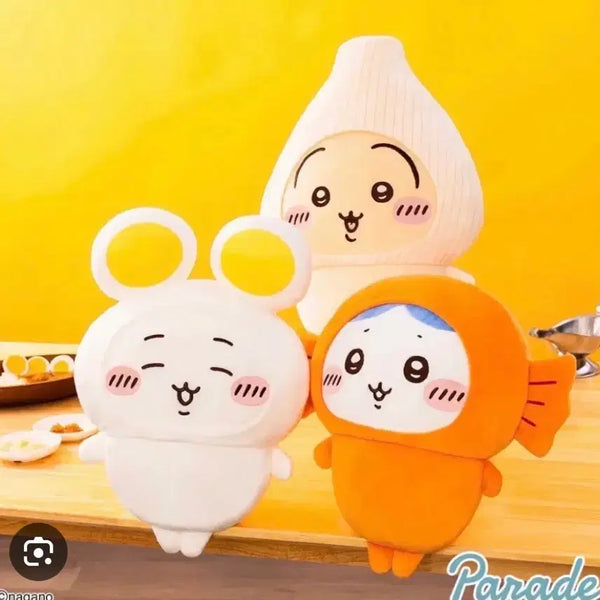 [BUNJANG] Chiikawa Curry & Friends Boiled Egg Chiikawa BIG Plush Doll (30cm) / [새상품] 치이카와 카레와 친구들 삶은 계란 치이카와 BIG 인형