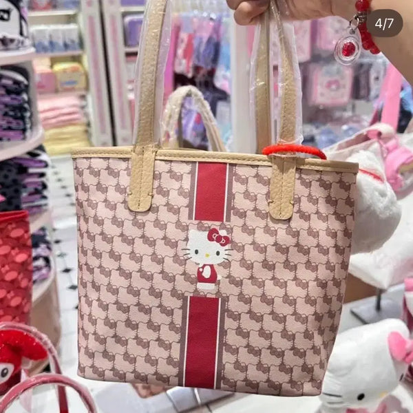 [BUNJANG] Hello Kitty Pattern Shoulder Bag / 헬로키티 패턴 숄더백