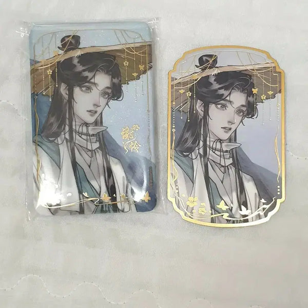 [BUNJANG] Heaven Official's Blessing Xie Lian Can Badge & Photocard Bundle Set / 천관사복 사련 캔뱃지 포토카드