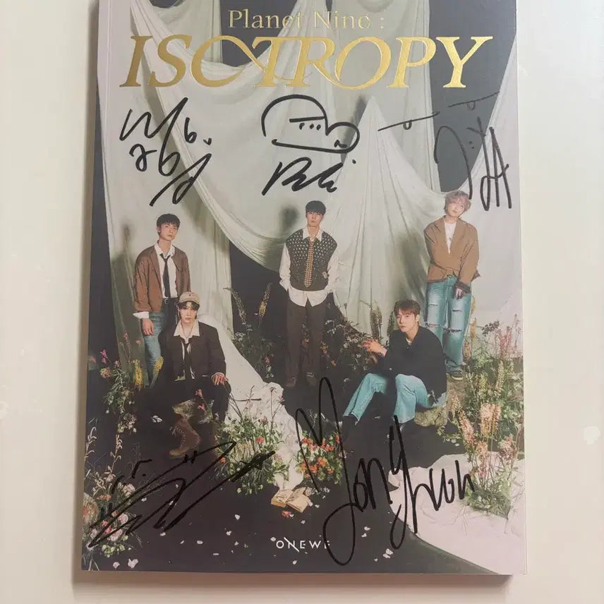[BUNJANG] ONEWE Planet Nine : ISOTROPY Signed Album (Sealed) / 미개봉) 원위 사인 앨범 planet nine Isctropy