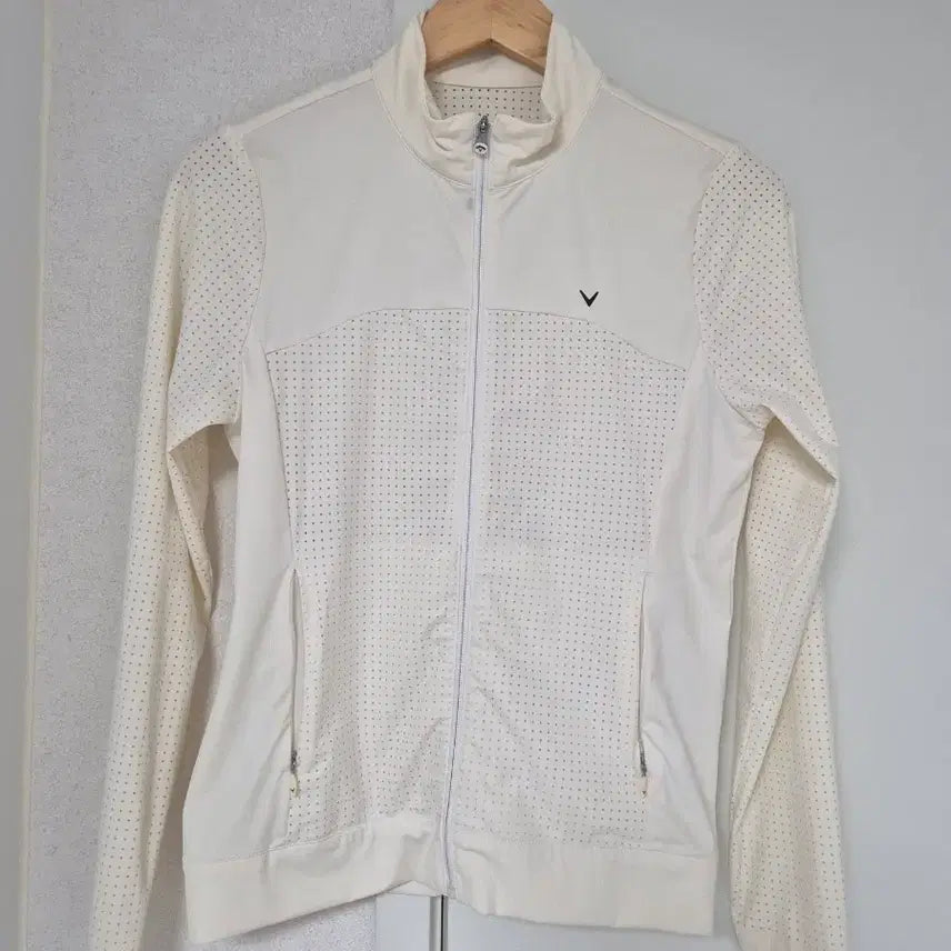 [BUNJANG] Callaway White Perforated Jacket / 캘러웨이 화이트 타공자켓