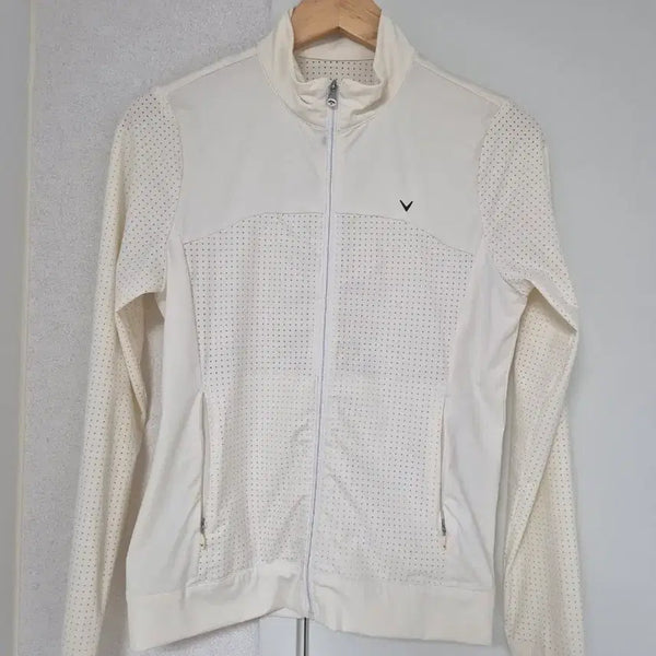 [BUNJANG] Callaway White Perforated Jacket / 캘러웨이 화이트 타공자켓