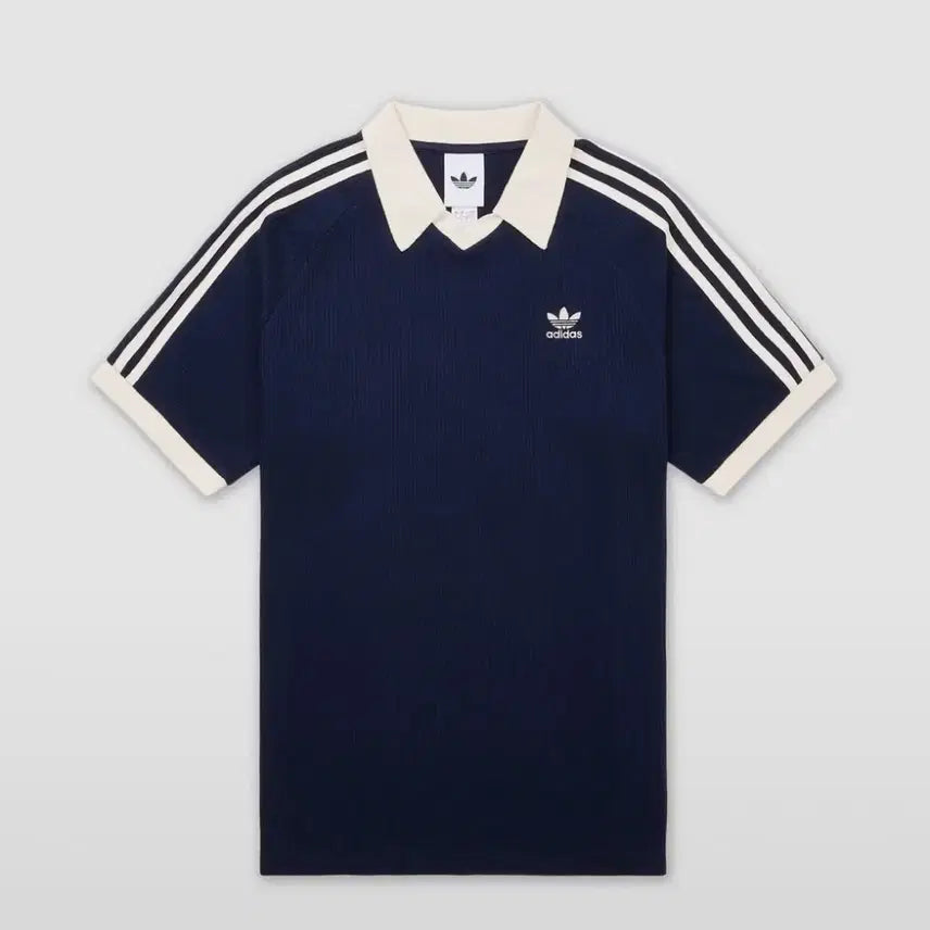 [BUNJANG] Adidas Waffle Polo Short Sleeve T-Shirt Navy S / 아디다스 와플 폴로 반팔 네이비 s
