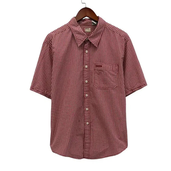 [BUNJANG] Levi's Red Tab Vintage Checkered Shirt / 00년대 리바이스 레드탭 체크셔츠 빈티지레드 (L)