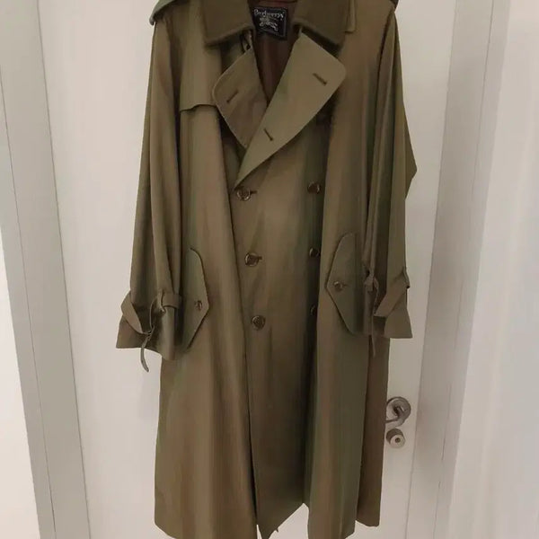 [BUNJANG] Burberry One-Panel Trench Coat Iridescent / 버버리 원패널 트렌치 코트 (이리데슨트, 옥충색, 솔라로)