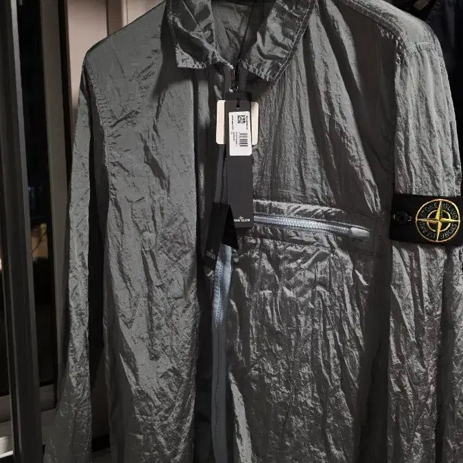 [BUNJANG] Stone Island Nylon Metal Sky Blue L New / 스톤아일랜드 나일론 메탈 스카이블루 국내판 L 새상품