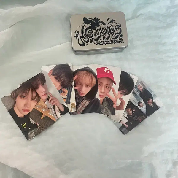 [BUNJANG] BOYNEXTDOOR NO GENRE Tin Case Photocard Bundle / BOYNEXTDOOR 보이넥스트도어 NO GENRE 틴케이스 포카 포함 판매 (하자 X)