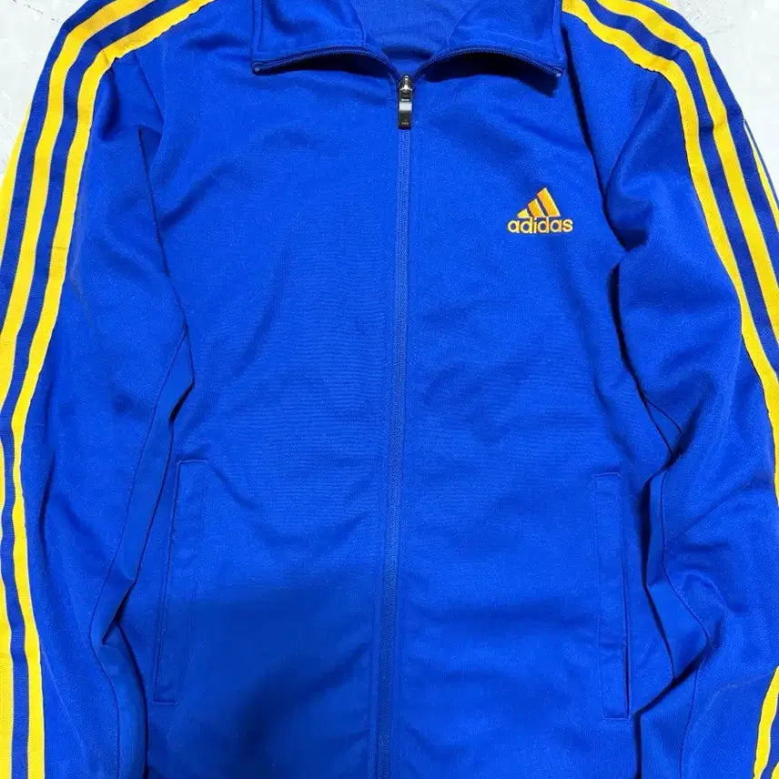 [BUNJANG] Adidas TND Track Top Jersey Blue Yellow Rare Size 95 / 95) 아디다스 파랑 노랑 레어 TND 트랙탑 져지