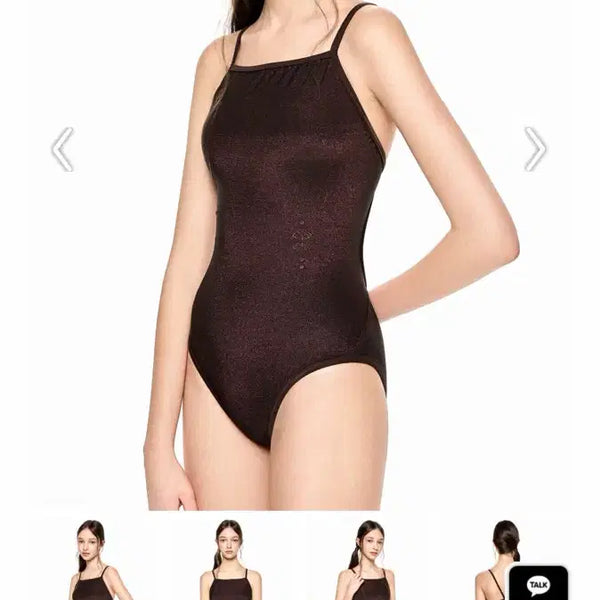 [BUNJANG] HUG WSM2487 Funshine Espresso V-Back Middle Cut Swimsuit Size 30 / 후그 WSM2487 펀샤인 에스프레소 미들컷 v-back 30사이즈 1회 시착 새상품