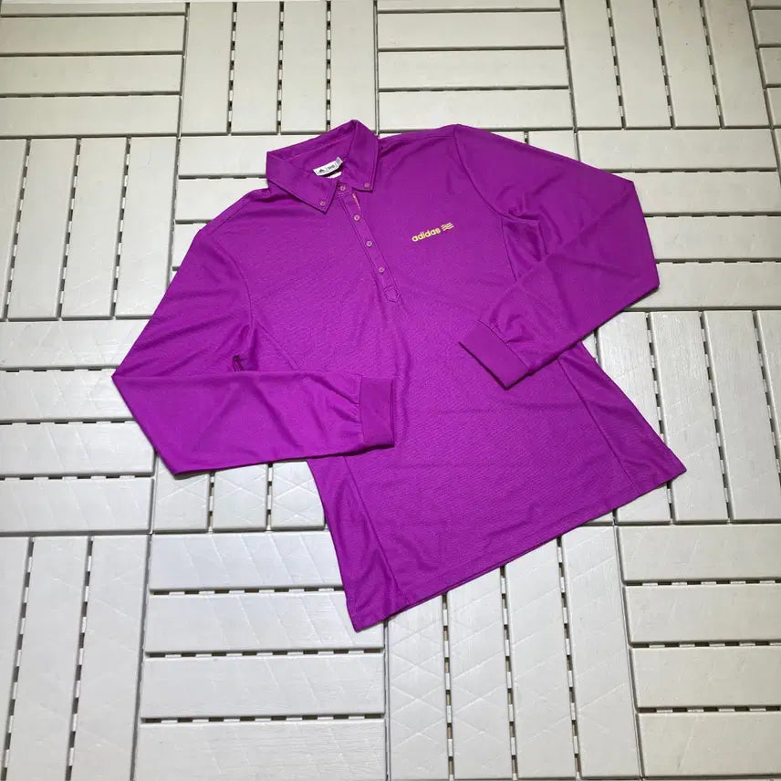 [BUNJANG] Adidas Women's Climacool Long Sleeve Polo Shirt / [L]아디다스 여성 긴팔 카라티 클라이마라이트 0742