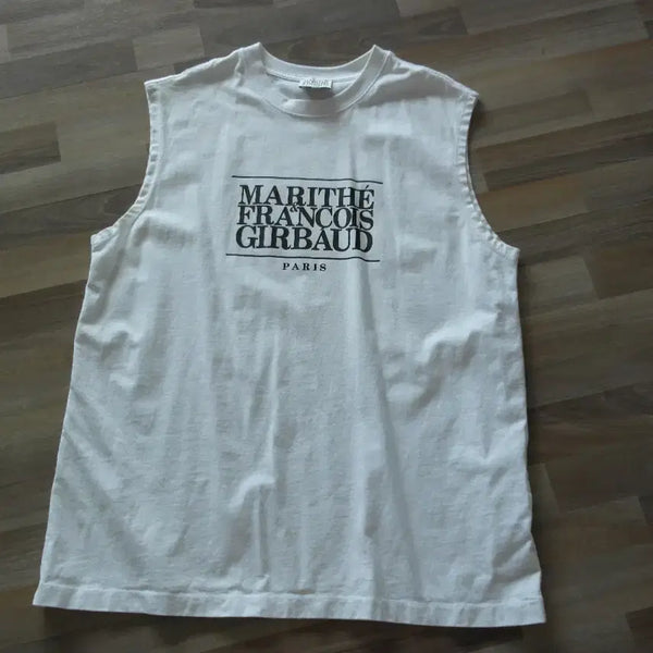 [BUNJANG] Marithe Francois Girbaud Cotton T-Shirt / 마리떼프랑소와저버 티셔츠/105사이즈/정품/새제품수준