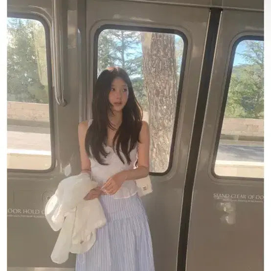 [BUNJANG] Ondemin The Wish Soft Wave Long Skirt / 온드민 더위시 Soft Wave 롱 스커트