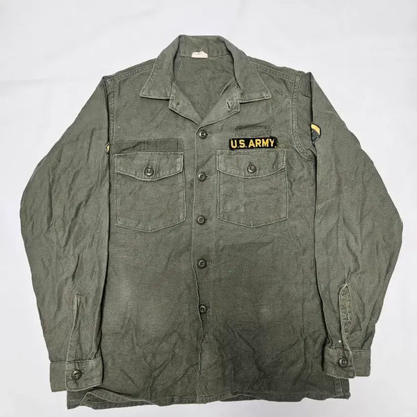 [BUNJANG] 1960s US Military OG-107 Field Shirt (Size 15 1/2 x 35) / 60s OG107 판매합니다 - 가격인하