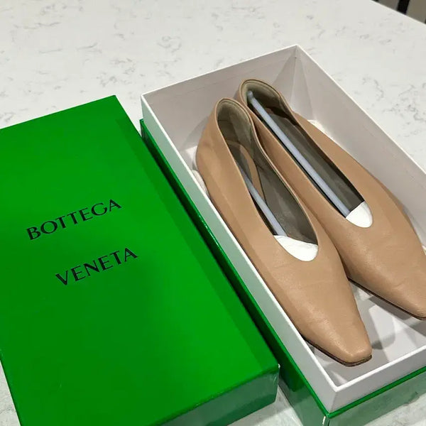 [BUNJANG] Bottega Veneta Almond Flat Shoes Size 36.5 / 보테가베네타 아몬드 36 1/2