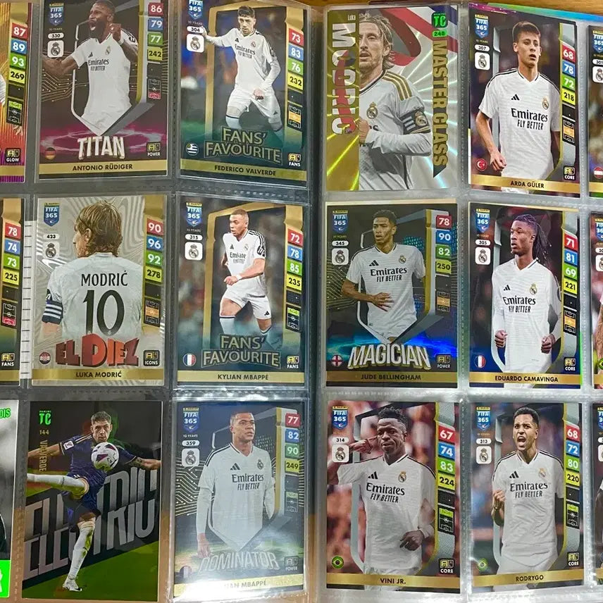 [BUNJANG] Real Madrid Rare Team Set Collection Panini Soccer Cards / 레알마드리드 레어 팀 세트 컬렉션 파니니 축구카드