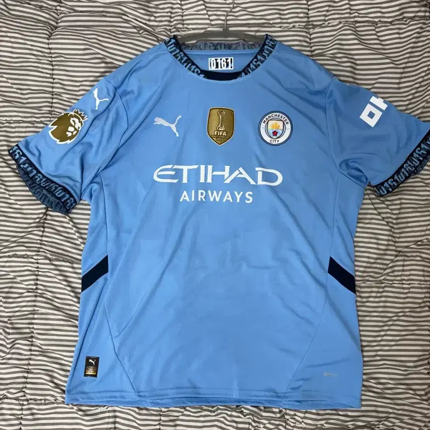 [BUNJANG] Manchester City 24/25 De Bruyne Jersey XL / 맨시티 24/25 유니폼 XL (덕배 마킹)