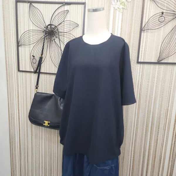 [BUNJANG] St. Scott Navy Short-Sleeve T-Shirt / st.scott 세인트 네이비 반팔 티셔츠 ~free