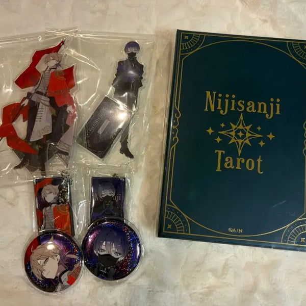 [BUNJANG] Nijisanji Togabito Tarot Card Acrylic Badge, Keyring Set - Fushimi Gaku, Kenmochi Toya / 니지산지 토가비토 타로카드 아크릴 뱃지 키링 세트 켄모치 토우야 후시미 가쿠