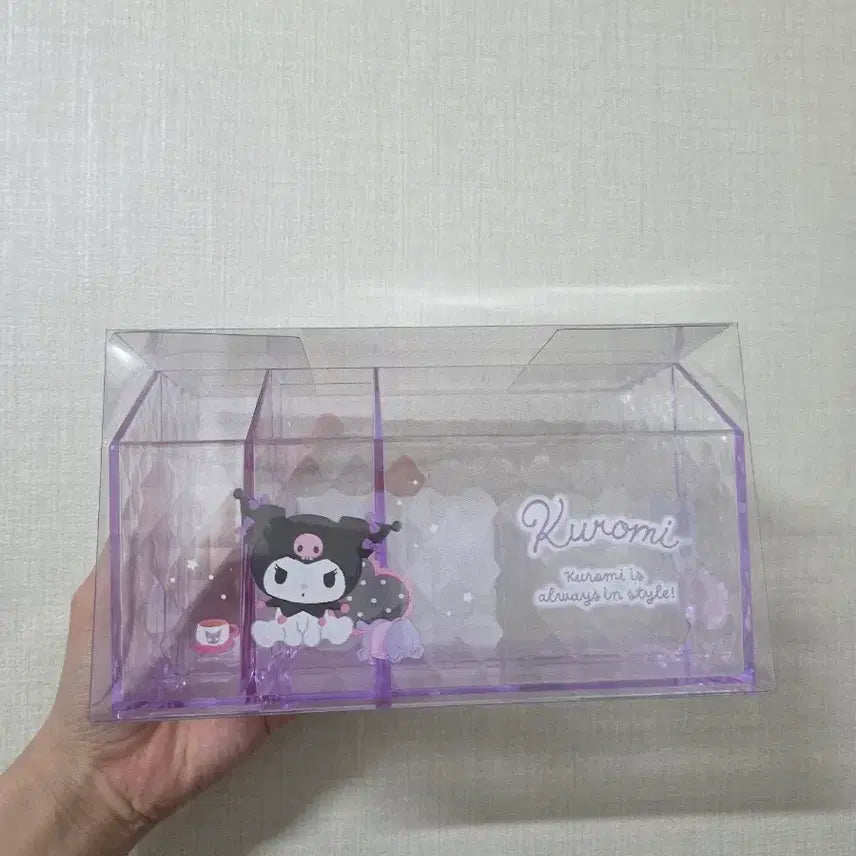 [BUNJANG] Kuromi Cosmetic Storage Box / 쿠로미 코스메틱 수납함