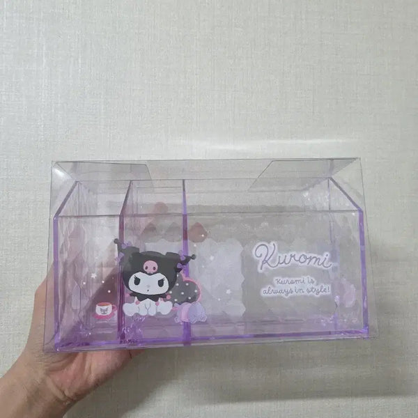 [BUNJANG] Kuromi Cosmetic Storage Box / 쿠로미 코스메틱 수납함